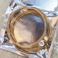 Factory Wholesale Guitar Brass Guitar Strings 0.11 - 0.52 Individually Packaged Cheap Acoustic Guitar Strings