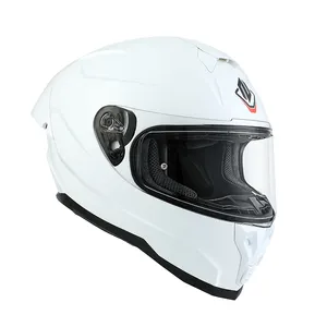 HWN-1 helm sepeda, Full Visor ganda sepeda motor wajah penuh