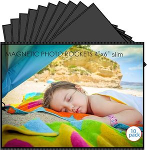 Vendita calda foto magnetica cornice tascabile con supporto per frigorifero foto foto fotografia mostra cornice - Product Image 2