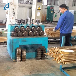 Factory Price Customized Steel Square Tube Iron Copper Brass Bar Aluminum Rod Straightening And Cutting Machine