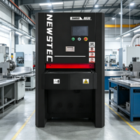 Ponceuse à bande simple pour finition de surfaces métalliques, machine de débavurage et de meulage de métaux, idéale pour l'élimination des bavures et des incrustations d'acier au carbone