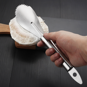 Abridor de pomelo de acero inoxidable, cuchillo para pelar, separador de cáscara de pomelo dentado, herramientas de frutas para el hogar, picadores de verduras - Product Image 2