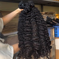 Lots de Cheveux Humains Bruts Non Traités en Gros – Fournisseur de Cheveux Indiens Bouclés avec Cuticules Alignées – Grade 15A Cheveux Indiens Bruts