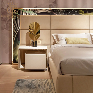 Fabricante BS Personaliza <span class=keywords><strong>Muebles</strong></span> <span class=keywords><strong>de</strong></span> Dormitorio <span class=keywords><strong>de</strong></span> Lujo <span class=keywords><strong>de</strong></span> Diseño Italiano <span class=keywords><strong>de</strong></span> Alta Calidad para Casas <span class=keywords><strong>de</strong></span> Huéspedes, Hoteles y Villas - Product Image 4