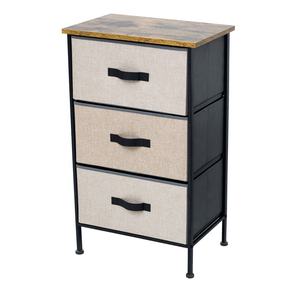 Cassettone in tessuto per cassettone in tessuto con pannello laterale in metallo - Product Image 1