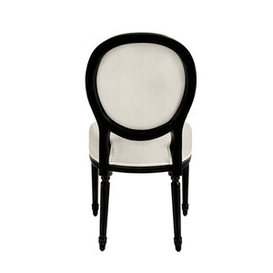 Chaise d'Appoint de Salon à Dos Ovale <span class=keywords><strong>Louis</strong></span> <span class=keywords><strong>XVI</strong></span> Prix d'Usine Meubles Personnalisables - Product Image 2