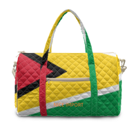 Sac de voyage Ghana (version matelassée) grande capacité pour femme, sac de sport, sac de week-end, sac de nuit, sac de cabine pour le voyage