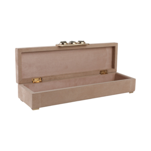 Elegante Scatola Portagioie Lunga, Organizer per Ricordi e Accessori, Contenitore Decorativo per Arredamento Casa - Product Image 2