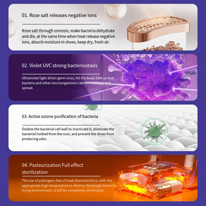 Máy sấy giày điện gia dụng mới về, có hẹn giờ thông minh, màn hình kỹ thuật số, giá đỡ đôi, làm ấm, sấy khô và khử mùi giày. - Product Image 4