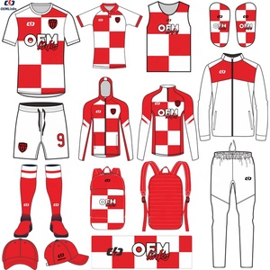 カスタム新シーズン人気デザインサッカーウェア昇華型フットボールTシャツサッカーユニフォームサッカージャージ - Product Image 1