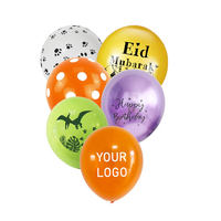 Logo personnalisé promotionnel personnalisé 10 ballons en latex imprimés de 12 pouces pour la publicité