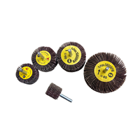Roue à lamelles montée avec tige pour perceuse et ponceuse, polissage, élimination de la rouille et de la peinture sur les surfaces métalliques, durable et longue durée