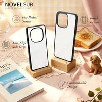 Coque de téléphone personnalisée vierge 2D en TPU PC pour sublimation, compatible Redmi Note 17 5G 14 Pro 4G, protection arrière DIY par transfert thermique