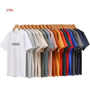 T-shirt surdimensionné en coton 100% personnalisé avec logo imprimé en 3D, 270 grammes, motif photo imprimé numériquement - Product Image 1