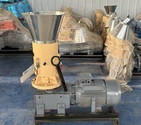 Machine à bois à faible coût récolte pas cher petit moulin à granulés de bois moteur diesel entraînement sciure granulateur
