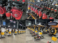 Compacteur vibrant industriel à haute fréquence pour tranchées, type « Jumping Jack », avec certification CE