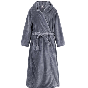 Accappatoi lunghi dell'hotel all'ingrosso caldo super <span class=keywords><strong>morbido</strong></span> <span class=keywords><strong>accappatoio</strong></span> in pile in microfibra 100% poliestere doccia spa robe <span class=keywords><strong>con</strong></span> logo - Product Image 5