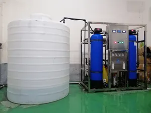 صناعة صغيرة رو مياه الشرب المعدنية النقية نظام التناضح العكسي آلة تنقية المياه لأغراض تجارية