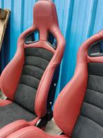 Accessoires de luxe pour voitures, siège Recaro en carbone d'origine, cuir PVC, confort de course, siège de voiture universel pour BMW E90 E92 E82