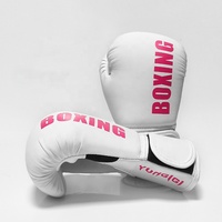 Gants de boxe de haute qualité pour la boxe, le kickboxing, l'entraînement MMA, logo personnalisable, confortables pour les coups de poing et les sacs de frappe