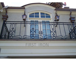 现代住宅室外阳台直锻铁栏杆设计 - Product Image 3