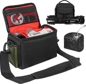 Sac de transport pour appareil photo - Étui antichoc et résistant à l'eau compatible avec les appareils photo <span class=keywords><strong>Canon</strong></span> EOS R50, <span class=keywords><strong>M50</strong></span>, Powershot SX540, SX70, etc. - Product Image 1