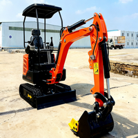 Mini-excavatrice SDLOT 1600 kg, système hydraulique, pelle sur chenilles, pour usage agricole et de construction, moteur Laidong pour modèle CE EPA, exportation Chine