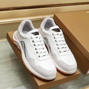 Chaussures de course décontractées tendance en cuir véritable de haute qualité, motif à carreaux rétro, vente chaude, 2026 - Product Image 6