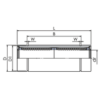 Rodamiento Lineal de Doble Ancho Serie LM-LUU, Buje de Movimiento Lineal para Máquinas de Impresión 3D y Equipos de Automatización