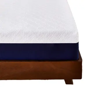 Ensemble de matelas de lit pneumatique à ressorts en tissu de coton imperméable de qualité hôtelière, mousse à mémoire de forme et latex pour la maison et le bureau