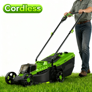 Vertak 20V snoerloze elektrische grasmaaier, 12,6 inch snijbreedte, 30-70 mm snijhoogte, 30L opvangzak, stille grasmaaier voor huis en tuin - Product Image 1