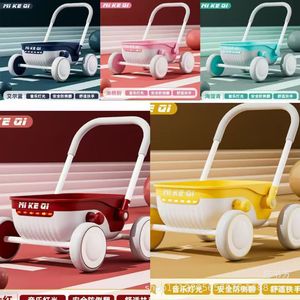 Mi Ke Qi Baby <b>Walker</b> With Music And Light 1-2 Years Old Toddler <b>Push</b> Cart For Learning To Walk Plastic Material 10kg Load - Product Image 3