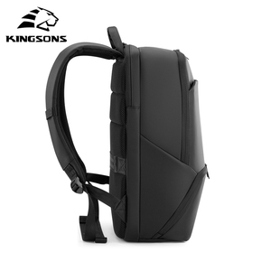 Puerto de carga USB Mochila negra Fabricante OEM personalizado Mochilas portátiles impermeables de gran capacidad para hombres Viajes de negocios - Product Image 5