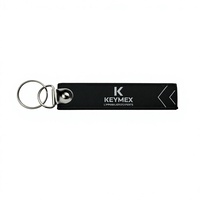Porte-clés personnalisé avec initiales tissées, patch brodé sur mesure, pour accessoires de course automobile JDM Drift