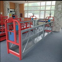Gondole suspendue de construction moderne ZLP630 à haute sécurité avec acier galvanisé et aluminium, capacité de charge de 630 kg pour le nettoyage des fenêtres