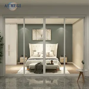 Aumegi Modern Style Sliding Door Storm Sliding Door Hanging Sliding Door