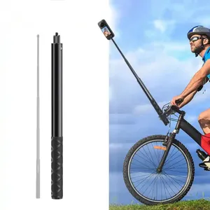 3M Kim Loại Vô Hình Mở Rộng Phiên Bản Ảnh Tự Sướng Stick Có Thể Mở Rộng Monopod Cho Gopro Insta360 X2 X3 Phụ Kiện Stick Tripod