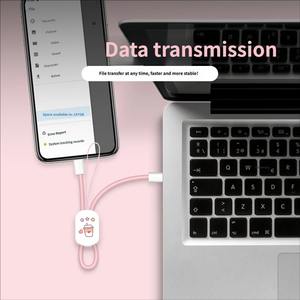 Cable de Carga USB C de 60W con Logotipo Personalizado, Tipo Pulsera, para Llavero, Cable de Datos USB para Teléfono, Ideal para Viajes - Product Image 4