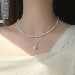 Ensemble de collier en argent 925 authentique avec perle d'eau douce naturelle, avec boîte cadeau, nouveau et populaire pour la collection Xiaomi - Product Image 1
