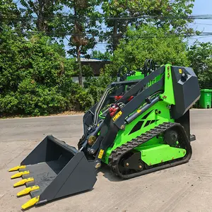 New Type DRT450 Mini Skid Steer Track Loader Walk Behind Crawler EPA Skid Steer Loader Attachments For Sale