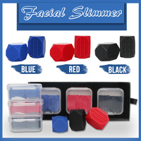 Exerciceur de mâchoire pour hommes et femmes, 3 niveaux de résistance, tablettes d'exercice de mâchoire en silicone, entraîneur de mâchoire puissant et exerciceur facial