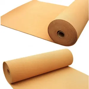 2MM Good Quality Natural Cork Rolls Flooring Underlayment Cork Pad