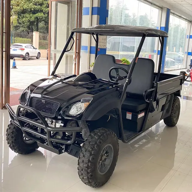 2023 nouveau modèle 8000w 4x4 utv électrique côte à côte avec grand lit de chargement