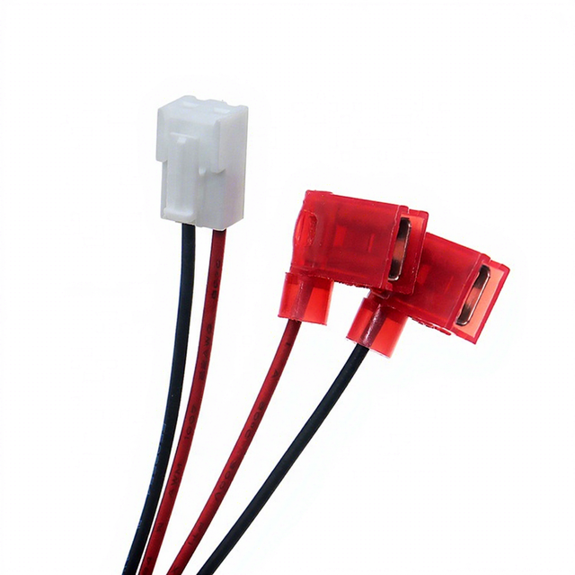 VH 2P 3.96mm Pitch to 90 Degree Angle 6.3 Spade Connector Assembly Cable Wire Harness