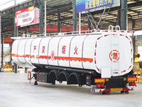 Camion-citerne à carburant en aluminium Semi-remorque Citernes à pétrole brut Remorques à vendre