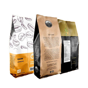 Sacs de café torréfié <span class=keywords><strong>Kenzo</strong></span> avec valve et fermeture éclair, emballage personnalisé en sachet stand-up pour fabricants - Product Image 5