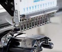JUKKY 1202 Double têtes 12 aiguilles Machine à broder automatique informatisée grande zone de broderie 500x400mm