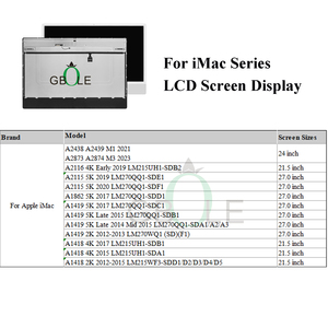 Gbole 27in 2560x1440 40Pins hiển thị LCD WLED Màn hình hiển thị tương thích với iMac a1419 2K 2012 2013 EMC 2639 md096 md096ll/A - Product Image 2