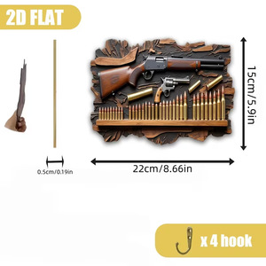 Estante de madera para guardar llaves, ganchos para montar en la pared, decoración del hogar para entrada, dormitorio, sala de estar, arte mural artesanal - Product Image 5