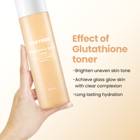 Tonique à l'acide hyaluronique organique pour la peau anti-âge éclaircissant les pores minimisant le pH équilibrant l'humidité profonde Toner organique pour le visage